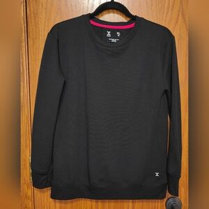 Boy's Xersion Black Super Soft Sweatshirt, Size XL, 16